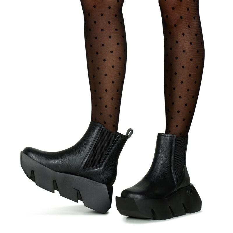 United nude Bull Chelsea Nero Stivaletti Donna - 8