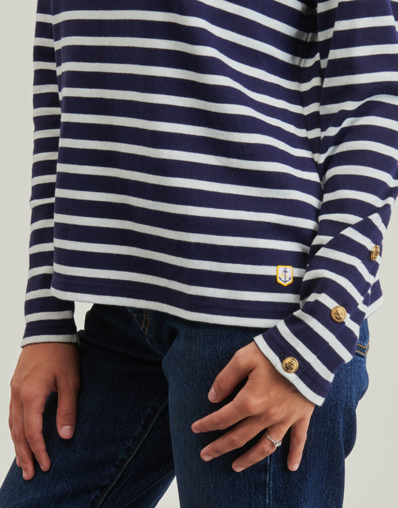 Camicetta  Armor Lux  MARINIERE HERITAGE  Marine -  Camicette Donna - 5