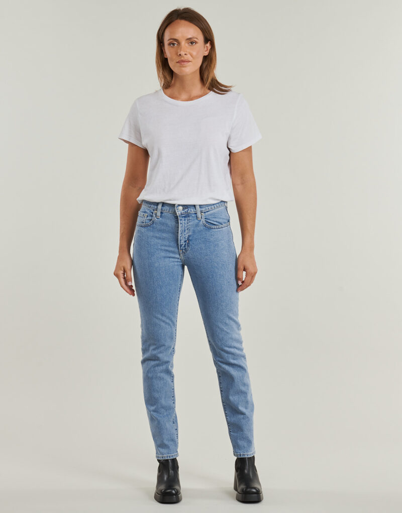 Jeans  Levis  724 HIGH RISE STRAIGHT  Blu -  Jeans Donna - 2