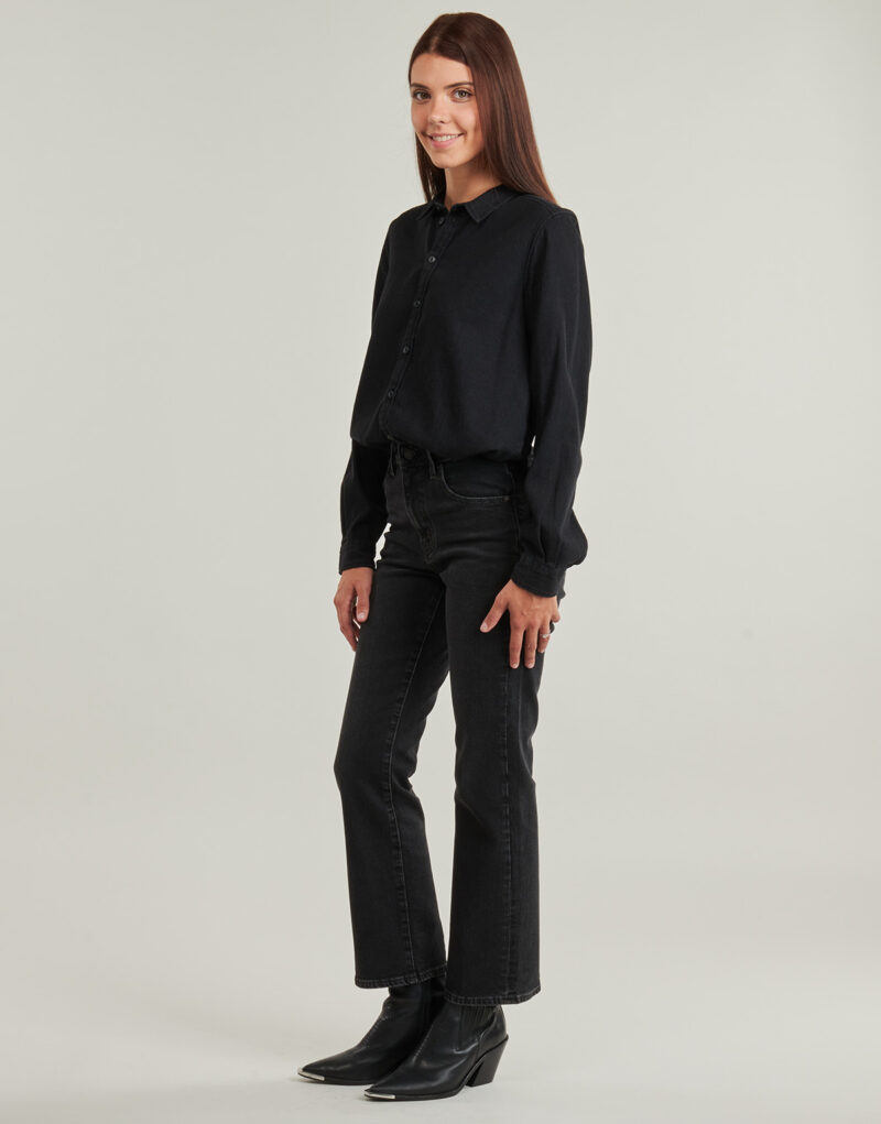 Jeans Bootcut  Levis  725 AUTHENTIC KICK BOOT  Nero -   Jeans Bootcut Donna - 3