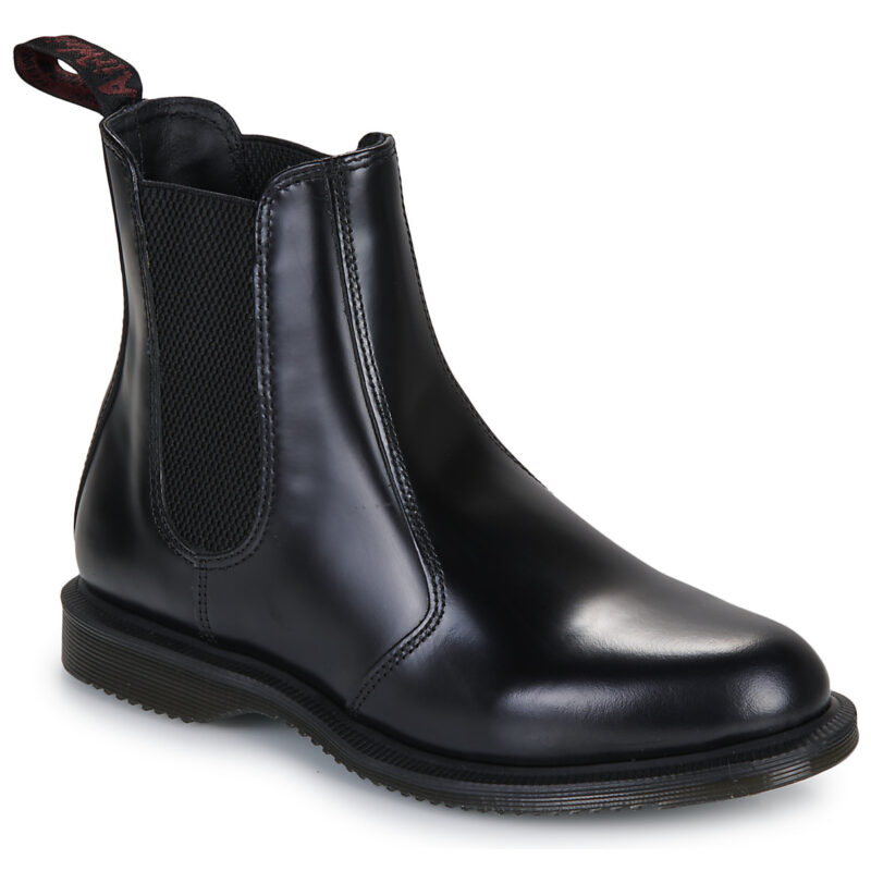 Dr. Martens  Flora Boot Blk Smooth  Nero -  Stivaletti Donna - 1