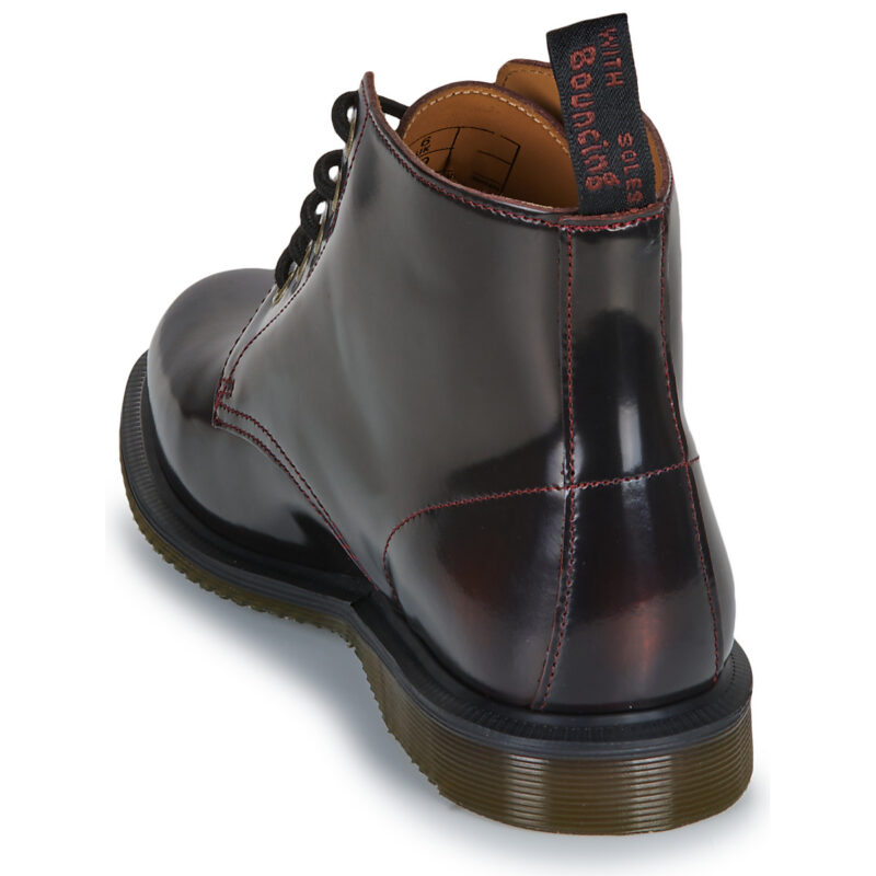 Dr. Martens Emeline Kirschrote Arcadia Red Damen-Ankle-Boots - Gr&ouml;&szlig;e 5