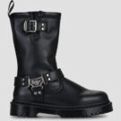 Dr. Martens ANISTONE HI PULL ON BOOT Nero Stivali bassi Donna - 1