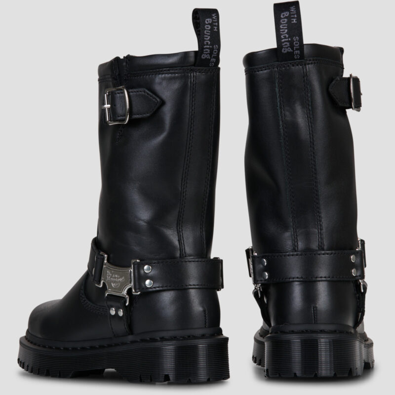 Dr. Martens ANISTONE HI PULL ON BOOT Nero Stivali bassi Donna - 3