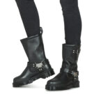 Dr. Martens ANISTONE HI PULL ON BOOT Nero Stivali bassi Donna - 8