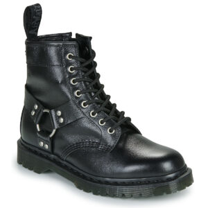 Dr. Martens  1460 HARNESS 8 EYE BOOT  Nero -  Stivaletti Donna
