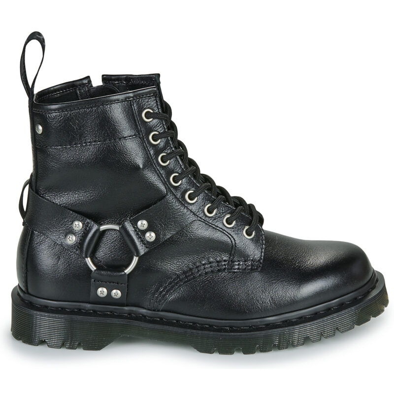 Dr. Martens 1460 HARNESS 8 EYE BOOT Schwarz Damen Stiefel - 2