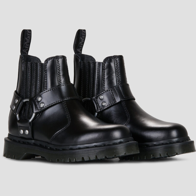 Dr. Martens 2976 HARNESS CHELSEA BOOT Nero Stivaletti Donna - 2
