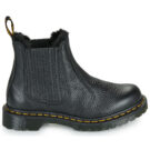 Dr. Martens 2976 Leonore II Chelsea Boot Black Milled Nappa Nero Stivaletti Donna - 2