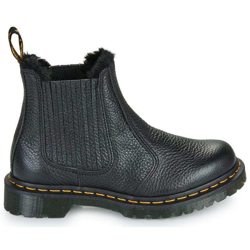 Dr. Martens 2976 Leonore II Chelsea Boot Black Milled Nappa Nero Stivaletti Donna - 2