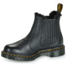 Dr. Martens 2976 Leonore II Chelsea Boot Black Milled Nappa Nero Stivaletti Donna - 4