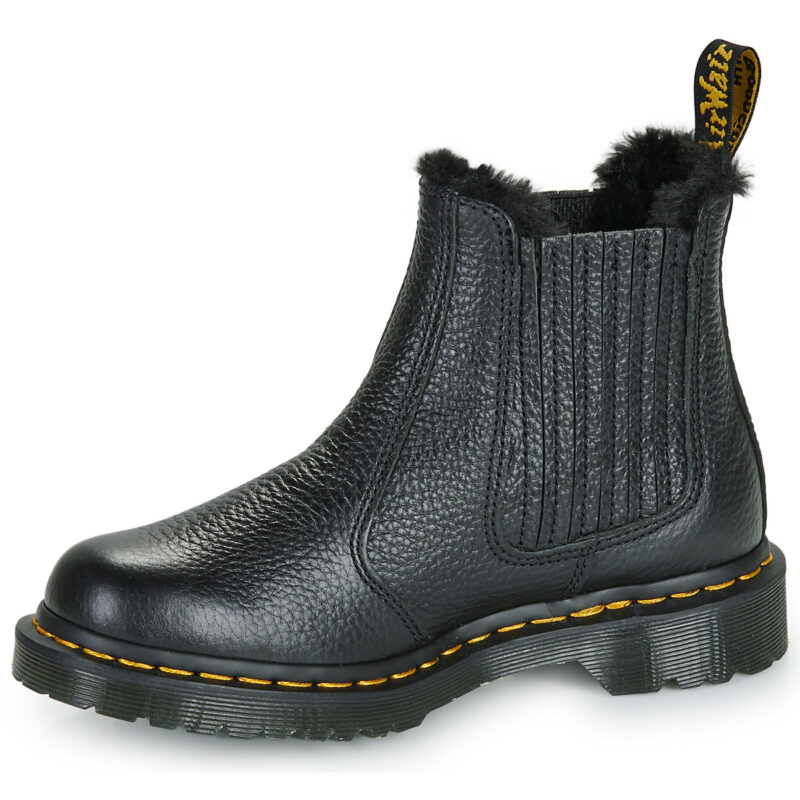 Dr. Martens 2976 Leonore II Chelsea Boot Black Milled Nappa Nero Stivaletti Donna - 4