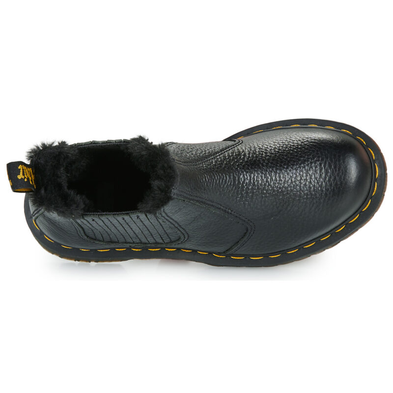 Dr. Martens 2976 Leonore II Chelsea Boot Black Milled Nappa Nero Stivaletti Donna - 6