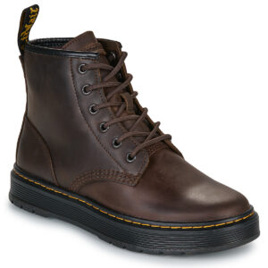 Dr. Martens  Brookline Chukka 6 Eye Boot Dark Brown Crazy Horse  Marrone -  Stivaletti Donna