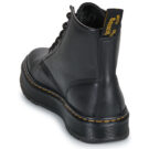 Dr. Martens Brookline Chukka 6 Eye Boot Black Lusso Nero Stivaletti Donna - 5