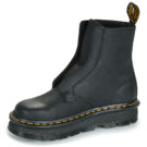 Dr. Martens ZebZag Lace Less Laceless Boot Black Wyoming Nero Stivaletti Donna - 4