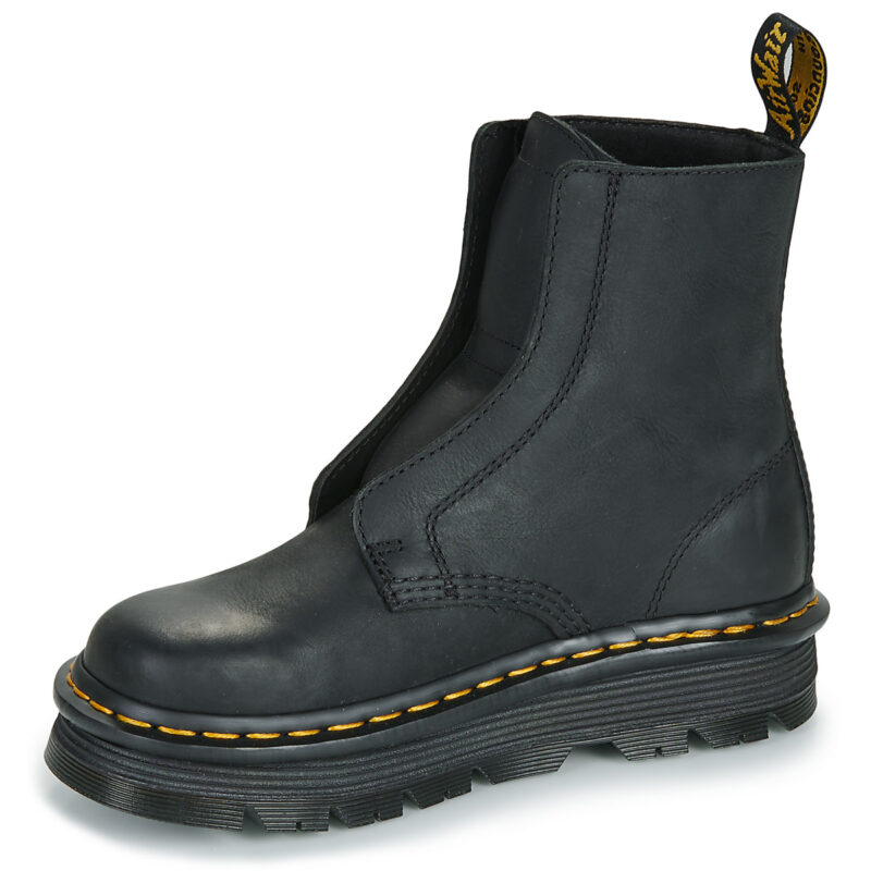 Dr. Martens ZebZag Lace Less Laceless Boot Black Wyoming Nero Stivaletti Donna - 4