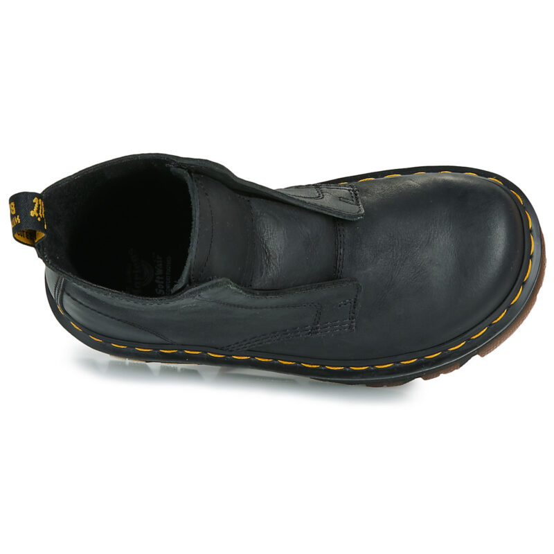 Dr. Martens ZebZag Lace Less Laceless Boot Black Wyoming Nero Stivaletti Donna - 6
