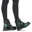 Airstep / A.S.98 DIBLA BUCKLE Verde Stivaletti Donna - 8