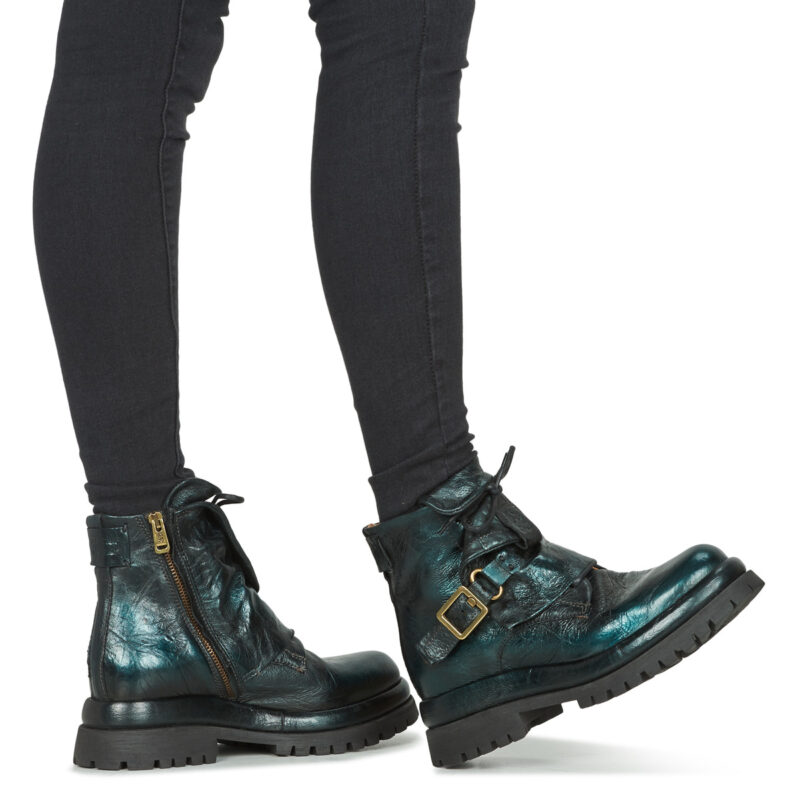 Airstep / A.S.98 DIBLA BUCKLE Verde Stivaletti Donna - 8