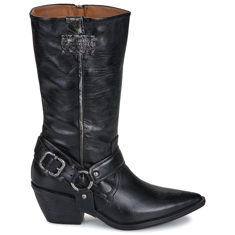 Airstep / A.S.98 COUNTRY HIGH Nero - Stivali con tacco Donna - 2