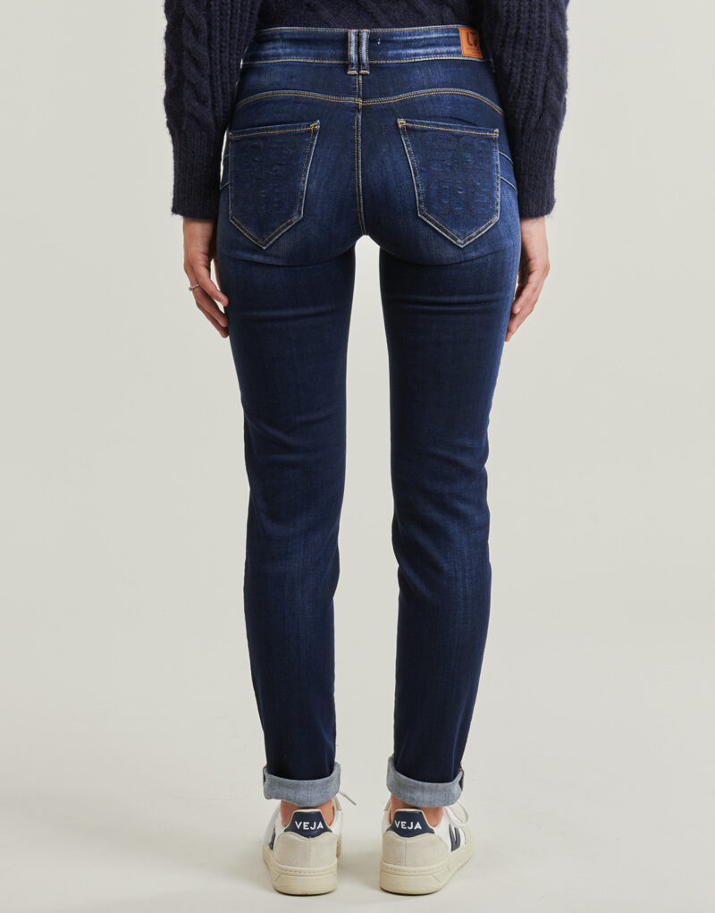 Slim-Jeans Le Temps des Cerises PULPHIGH NURMI Blue Slim Jeans Damen - 4