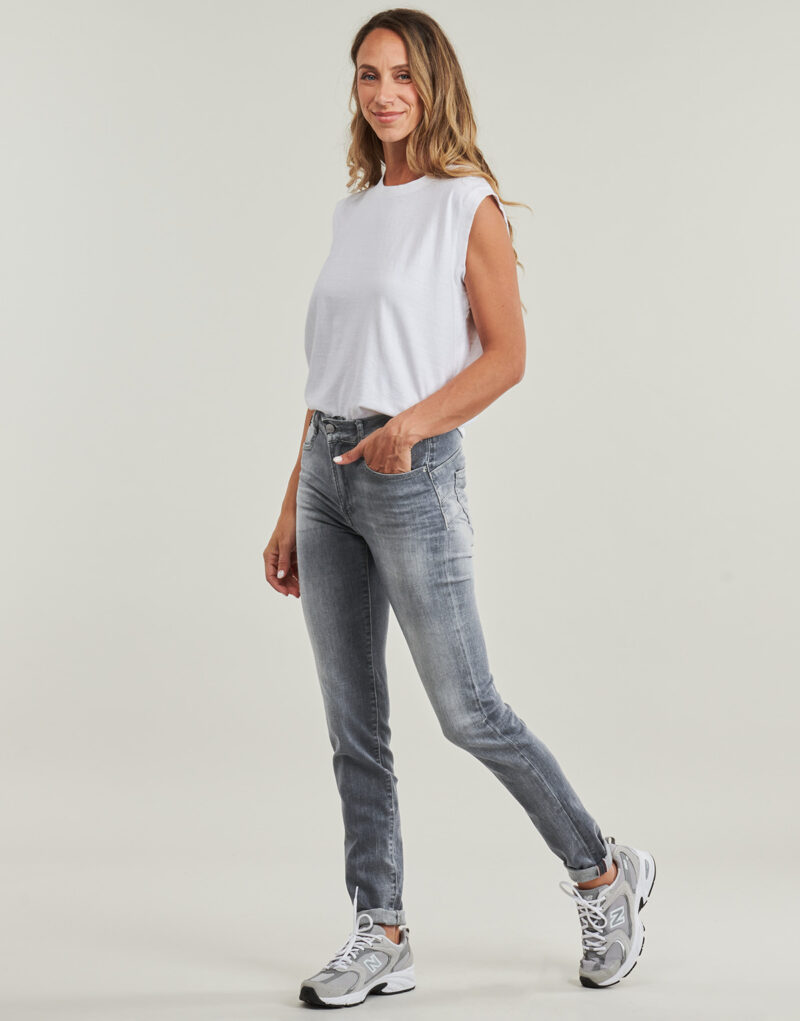 Jeans Slim Le Temps des Cerises PULPHIGH DJALO Grigio Jeans Slim Donna - 3