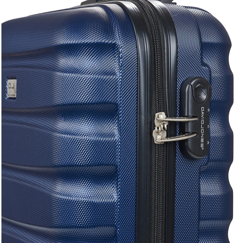 David Jones CHAUVETTINI 34L CABIN Blu Valigia rigida Donna - 4