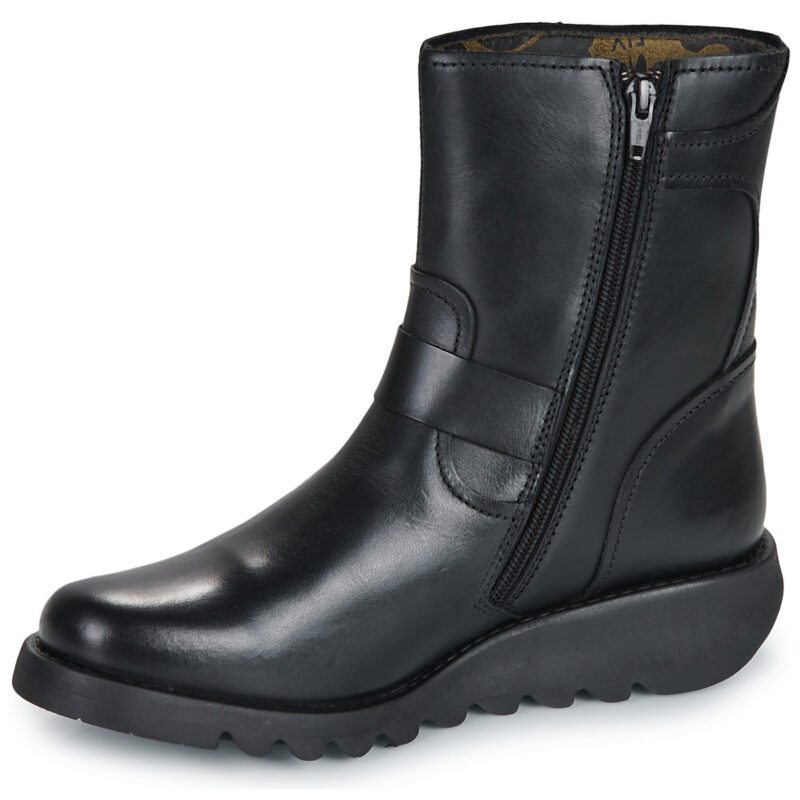 Fly London SORF Black Women's Ankle Boots - 4