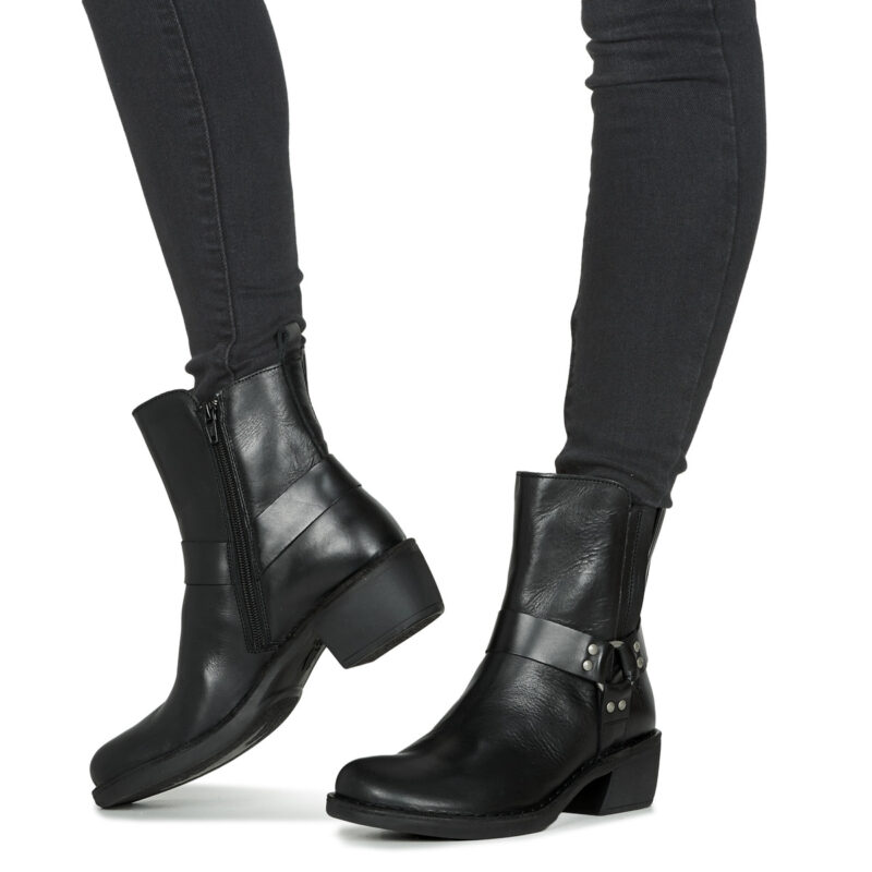 Fly London MEBI Black Women's Ankle Boots - 8