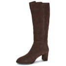Unisa LEBRUN Marrone Stivali con tacco Donna - 4