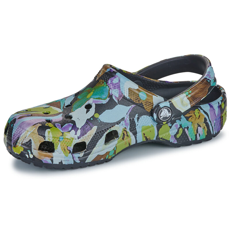 Crocs Classic Painted Floral Clog Multicolore Zoccoli Donna - 4