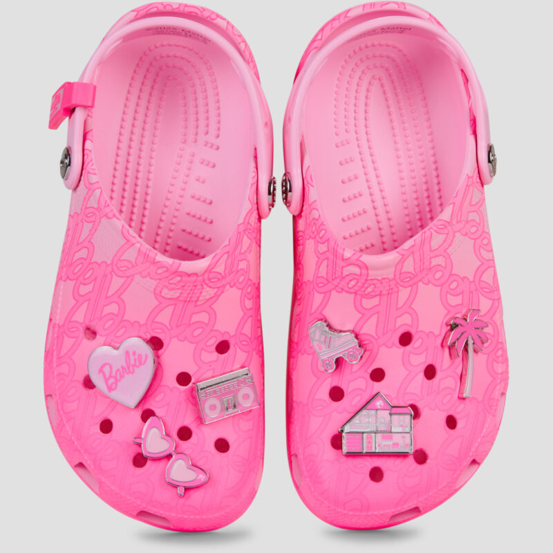Crocs Mattel Pink Barbie Cls Clg Rosa Zoccoli Donna - 5
