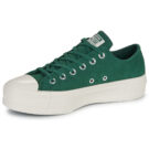 Converse CHUCK TAYLOR ALL STAR LIFT PLATFORM COLORFUL SUEDE Verde Sneakers basse Donna - 4
