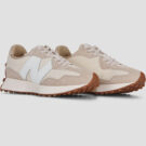 Zapatillas bajas New Balance 327 color beige para mujer - Talla 2