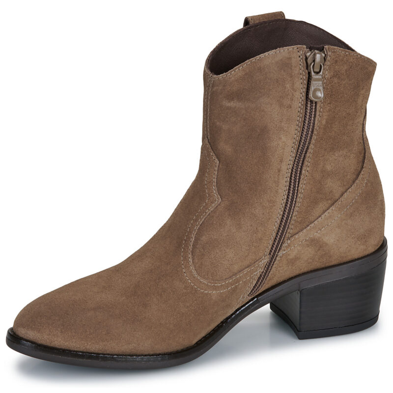 NeroGiardini I513904D-442 Braune Damen-Ankle-Boots - Gr&ouml;&szlig;e 4