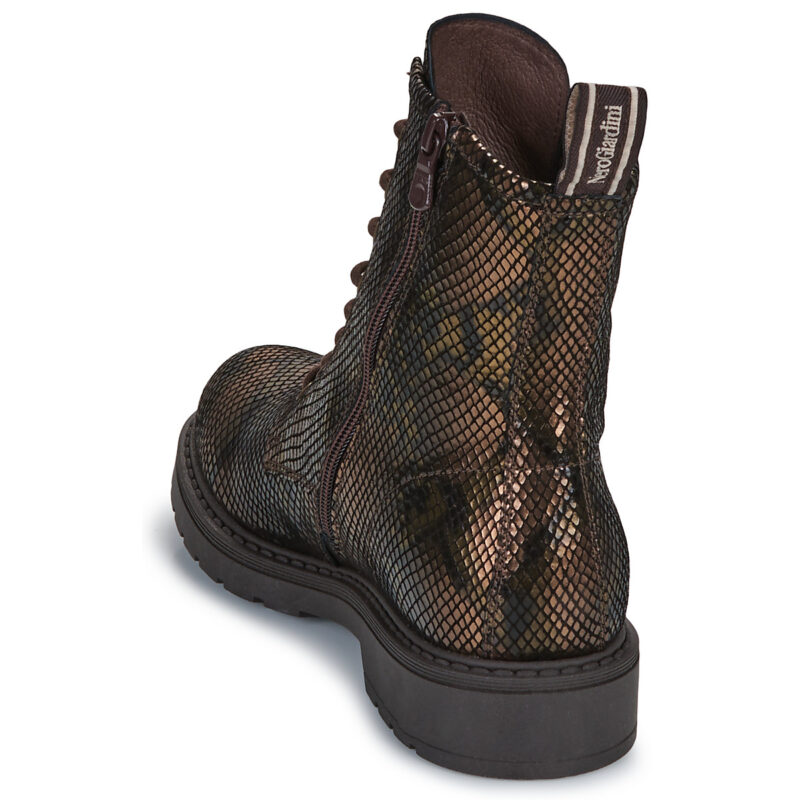 NeroGiardini I513946D-356 Braune Damen-Ankle-Boots - Gr&ouml;&szlig;e 5