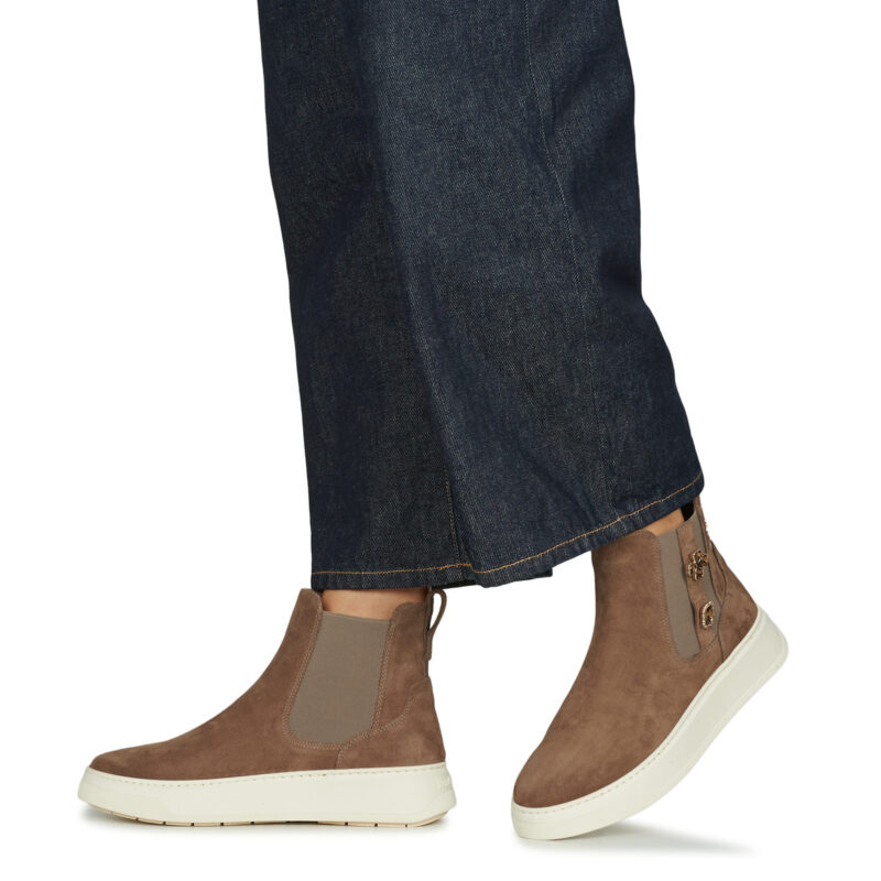 NeroGiardini I514172D-442 Braune Damen-Ankle-Boots - Gr&ouml;&szlig;e 8