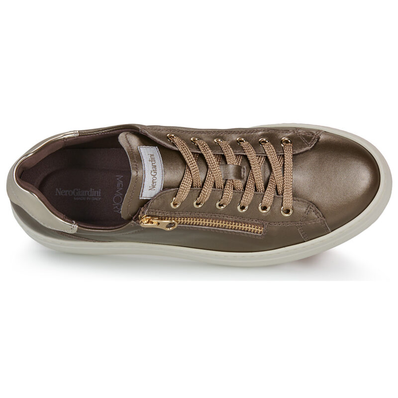 NeroGiardini I514185D-322 Oro Niedrige Damen-Sneaker &ndash; 6