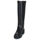 NeroGiardini I514821D-100 Schwarz Stiefel mit Absatz Damen - 3