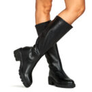 NeroGiardini I514821D-100 Schwarz Stiefel mit Absatz Damen - 8