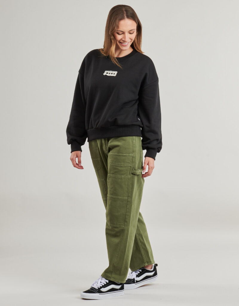 Sudadera Vans W UPWORN RETRO CREW negra para mujer - 3