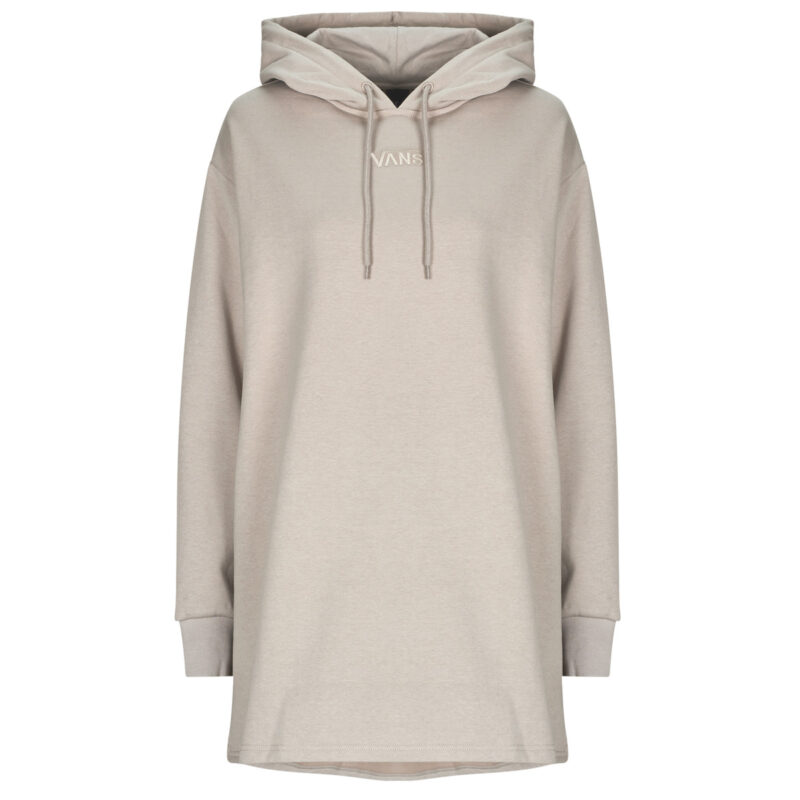 Kurzes Kleid Vans FLEECE DRESS Beige Kurze Kleider Damen - 1