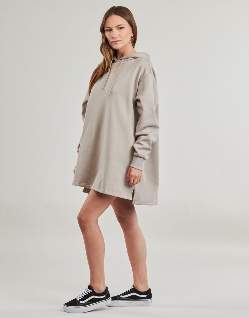 Kurzes Kleid Vans FLEECE DRESS Beige Kurze Kleider Damen - 3