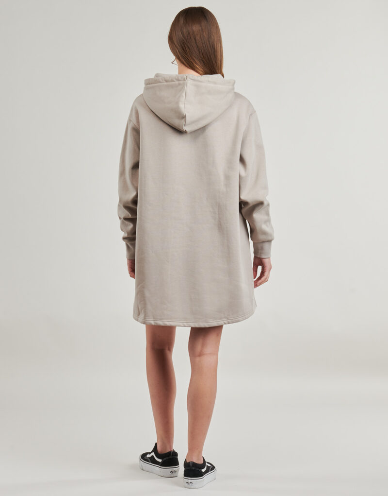 Kurzes Kleid Vans FLEECE DRESS Beige Kurze Kleider Damen - 4