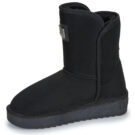 D.Franklin 370 NORDIC Schwarze Damen-Ankle-Boots - Gr&ouml;&szlig;e 4