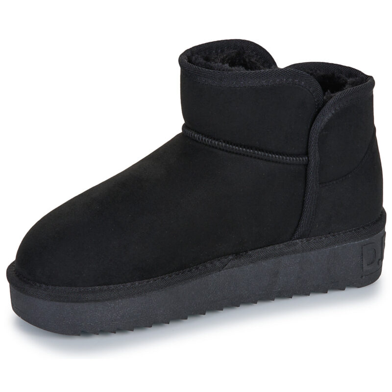 D.Franklin 370 NORDIC Schwarze Damen-Ankle-Boots - Gr&ouml;&szlig;e 4