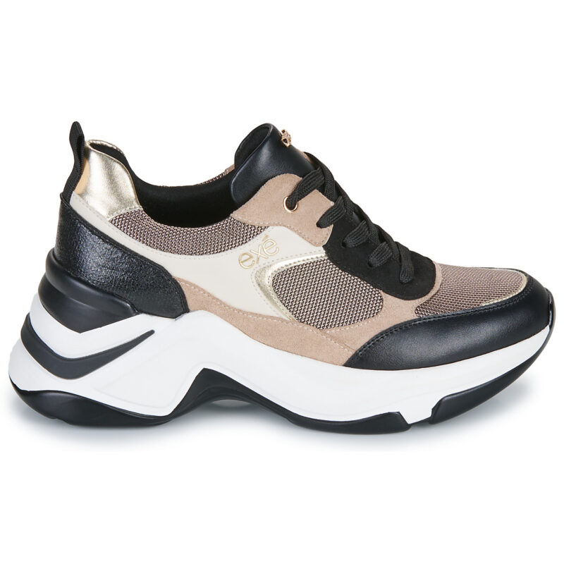 Exé Shoes 106-22WEX123-PU-BLACK-BEIGE Nero Sneakers basse Donna - 2