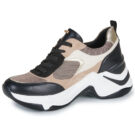 Exé Shoes 106-22WEX123-PU-BLACK-BEIGE Nero Sneakers basse Donna - 4