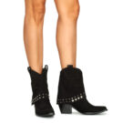 Exé Shoes 2153-2323-FABRIC-BLACK Nero Stivaletti Donna - 8
